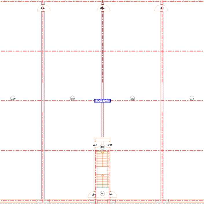 План поверху Об’єкт на Морозенка — 3 черга, 2 поверх