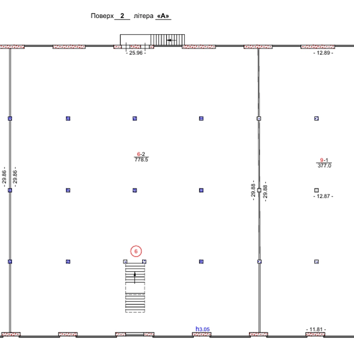 План поверху Об’єкт на Морозенка — 2 черга, 2 поверх