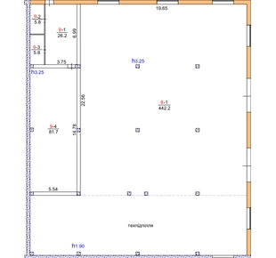 Об’єкт на Морозенка — цокольний поверх