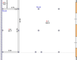 План поверху Об’єкт на Морозенка — цокольний поверх
