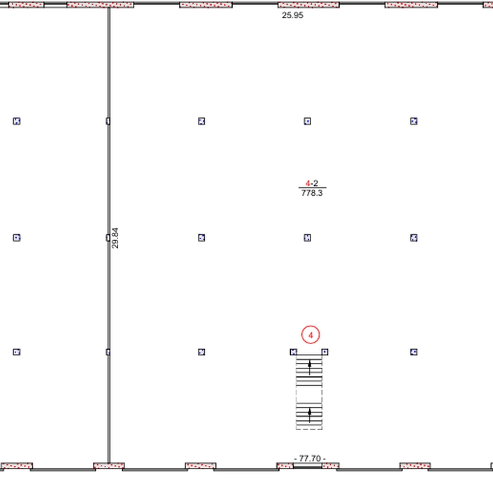 План поверху Об’єкт на Морозенка — 2 поверх